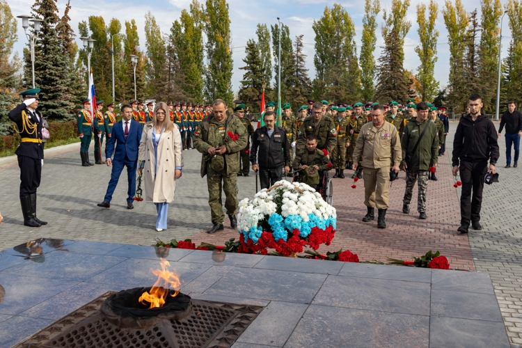 9 октября 2025 года военнослужащие военного института приняли участие в военно-патриотической акции