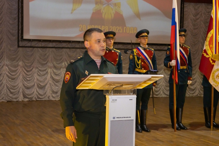 20 ноября 2025 года в военном институте состоялось торжественное собрание, посвящённое Дню ветеранов войск правопорядка