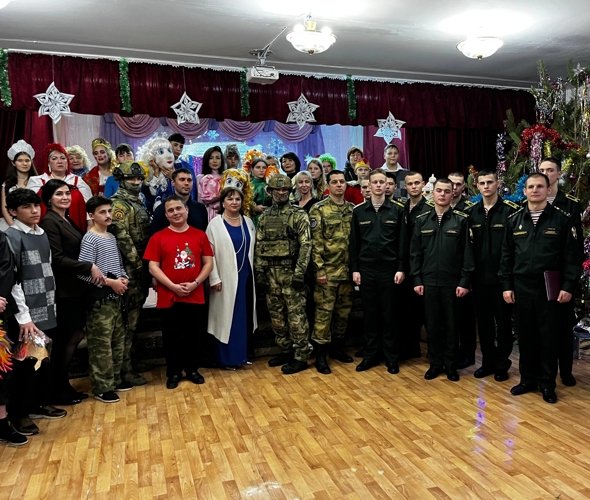 23 и 24 декабря военнослужащие военного института посетили школы-интернаты 