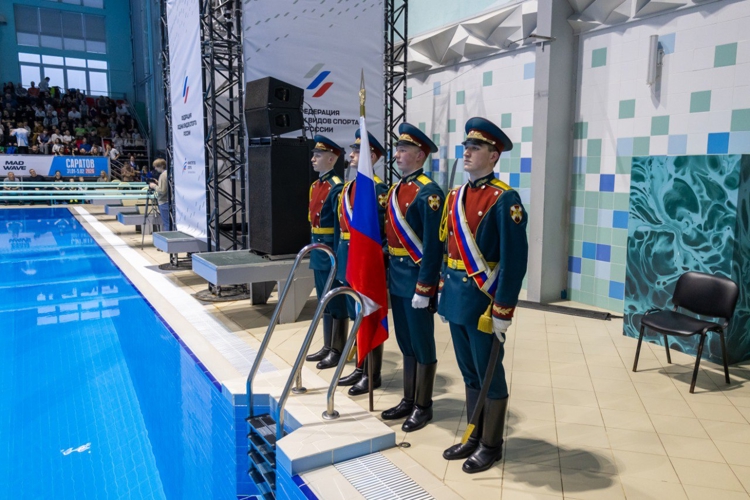 30 января 2026 года военнослужащие военного института приняли участие в церемонии открытия Кубка России по прыжкам в воду