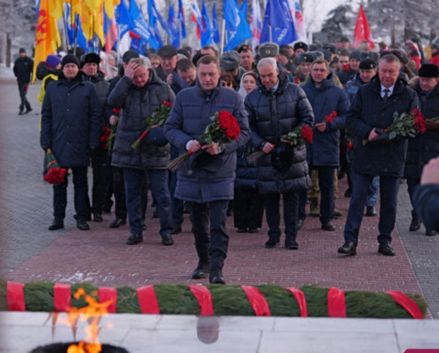 23 февраля 2026 года военнослужащие военного института почтили память погибших воинов