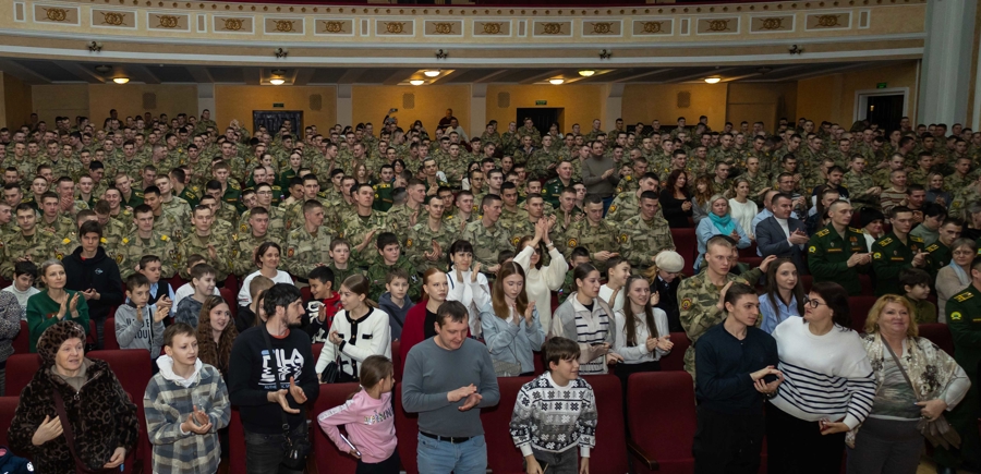 22 февраля 2026 года в военном институте состоялся концерт