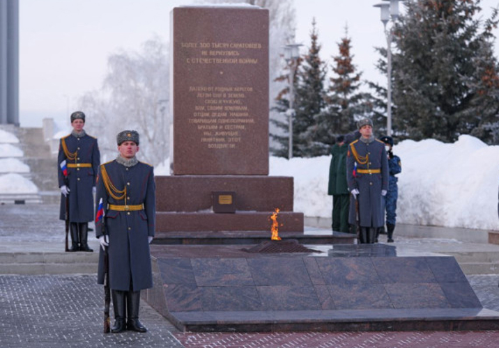 23 февраля 2026 года военнослужащие военного института почтили память погибших воинов