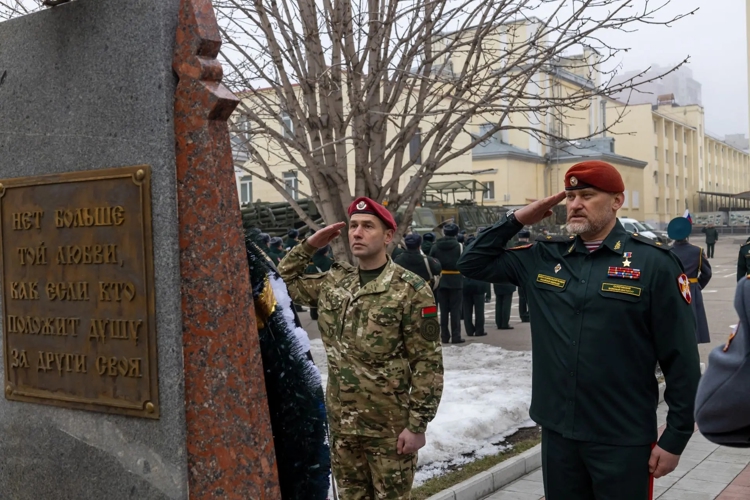 19 марта 2026 года военный институт посетила делегация внутренних войск Республики Беларусь  
