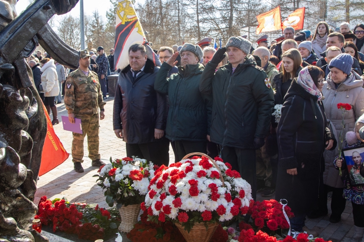 12 марта 2026 года личный состав военного института принял участие в церемонии занесения имен военнослужащих, погибших в ходе специальной военной операции, на мемориал  