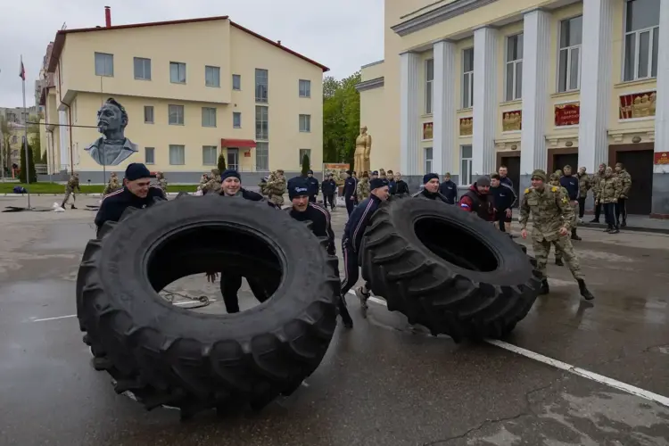 1 мая 2026 года в военном институте проведен спортивный праздник