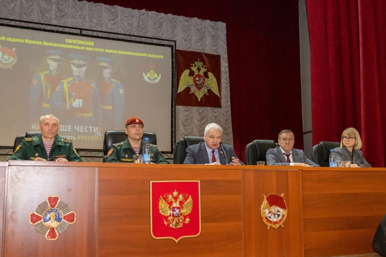 13 мая 2026 года в военном институте состоялась встреча с сенатором Совета Федерации Андреем Ивановичем Денисовым  