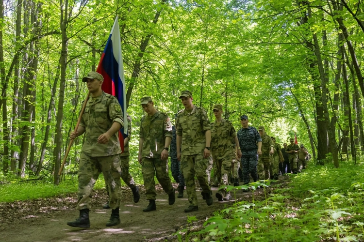 16 мая 2025 года в военном институте состоялась военно-патриотическая акция «Марш памяти»  