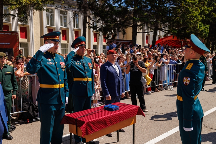 27 июня 2026 года в военном институте состоялся выпуск молодых офицеров.
