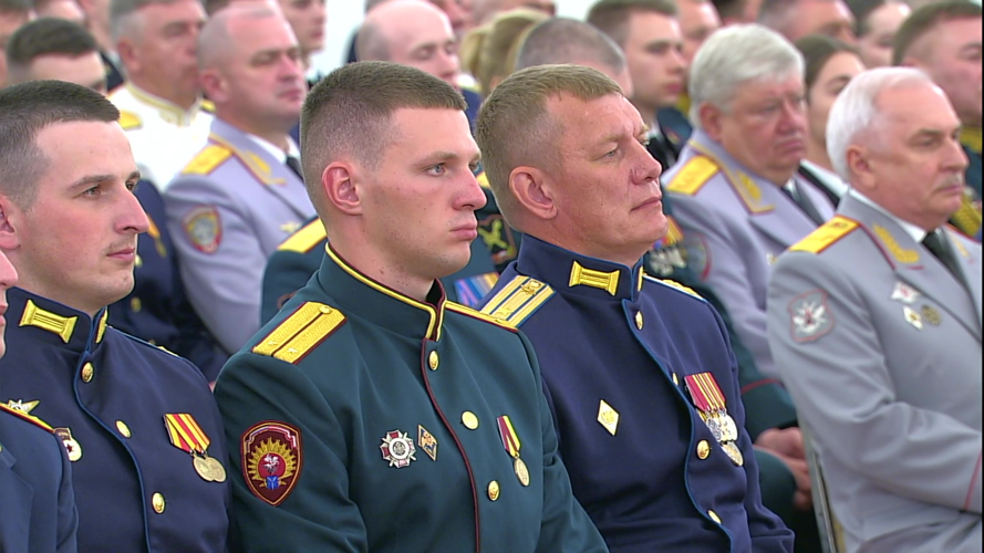 23 июня 2026 года военнослужащие военного института встретились с Президентом Российской Федерации в Большом Кремлёвском дворце