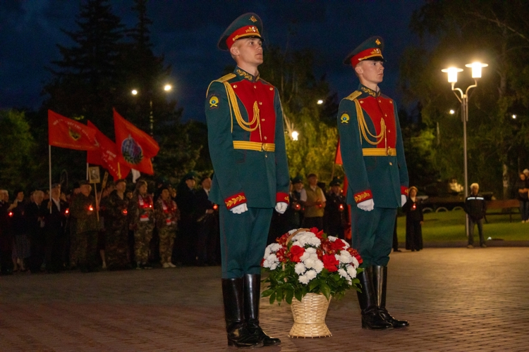 22 июня 2026 года военнослужащие военного института приняли участие в акции «Свеча памяти»  