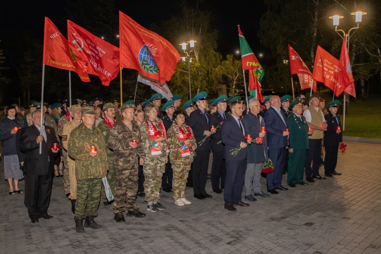 22 июня 2026 года военнослужащие военного института приняли участие в акции «Свеча памяти»  