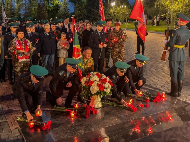 22 июня 2026 года военнослужащие военного института приняли участие в акции «Свеча памяти»  