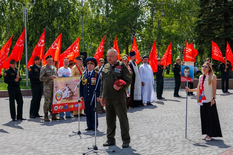 2 июля 2026 года военнослужащие военного института приняли участие в церемонии занесения имен погибших воинов
