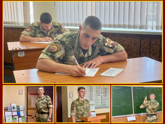 В военном институте продолжается летняя экзаменационная сессия 📚📝