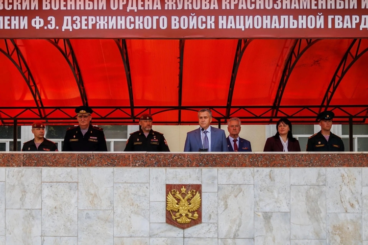 В военном институте состоялся митинг, посвящённый Дню знаний