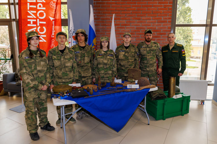 Военнослужащие военного института приняли участие в мероприятии «Хранители истории»