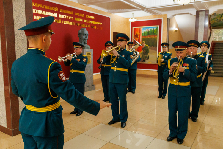 В военном институте состоялась церемония приведения к военной присяге